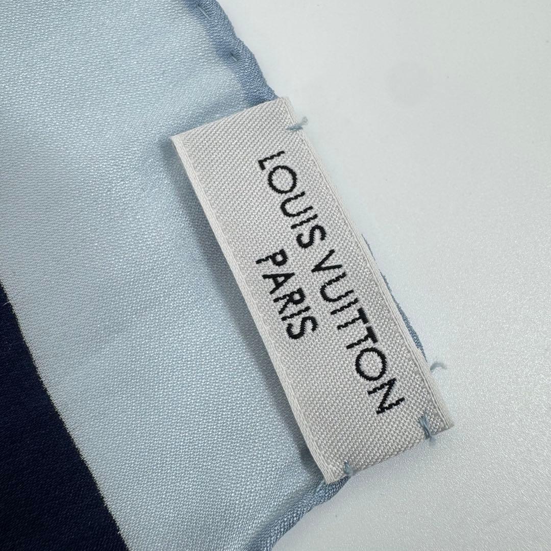 ルイヴィトン LOUIS VUITTON シルク ロングスカーフ/ストール 箱付