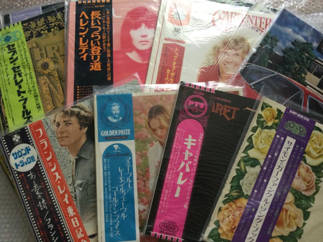 帯付洋楽レコード24種