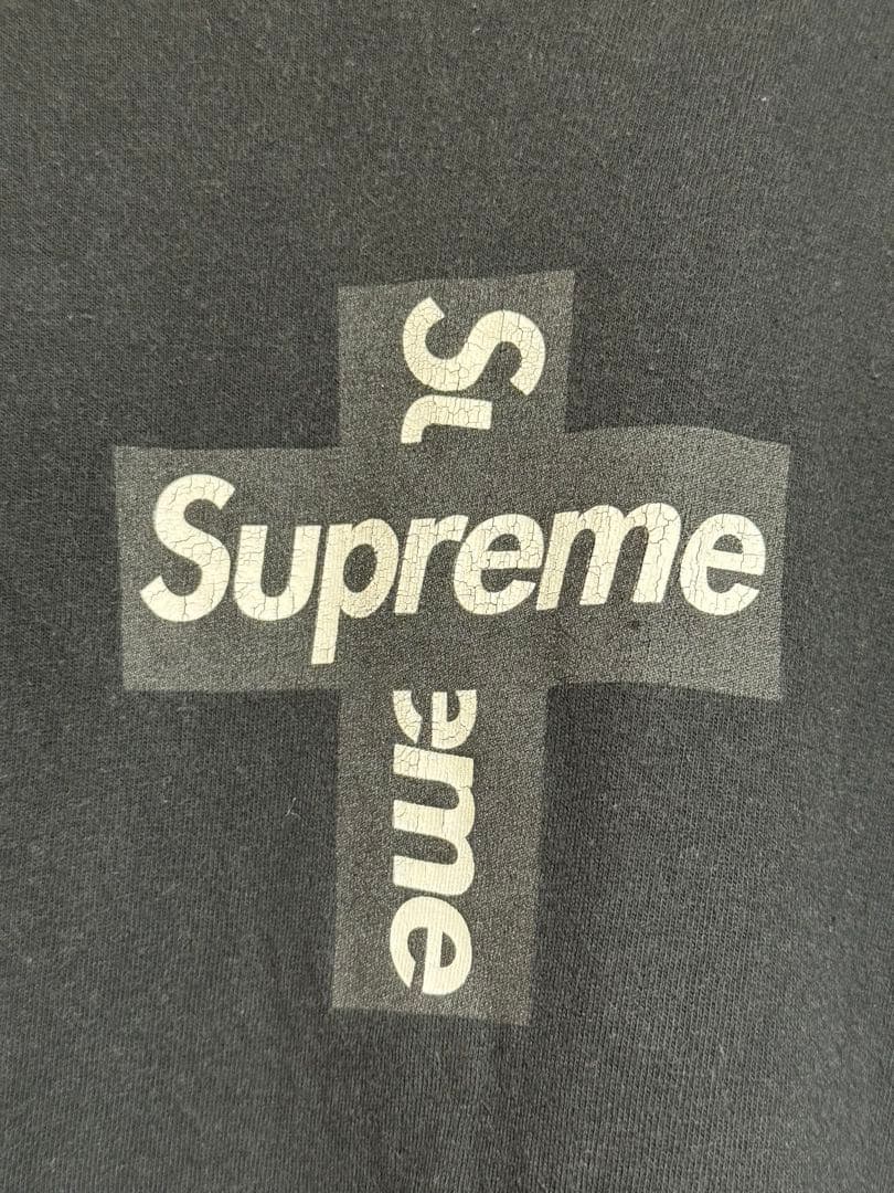 【L】Supreme Cross Box Logo Tee