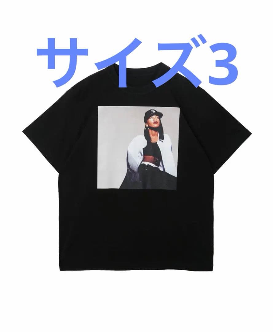 sacai ドーバーストリート銀座限定　Aaliyah Tシャツ　黒　サイズ3