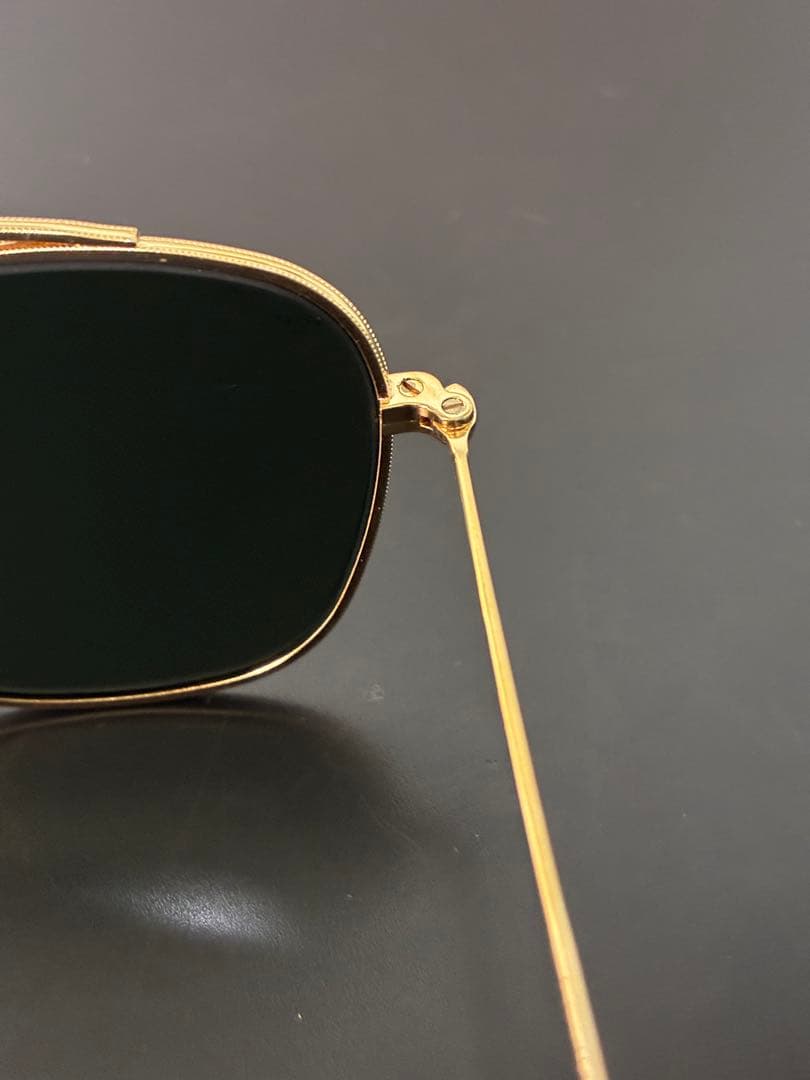 【希少美品】80s RAY-BAN B&L W1344 48□18 砂打ち