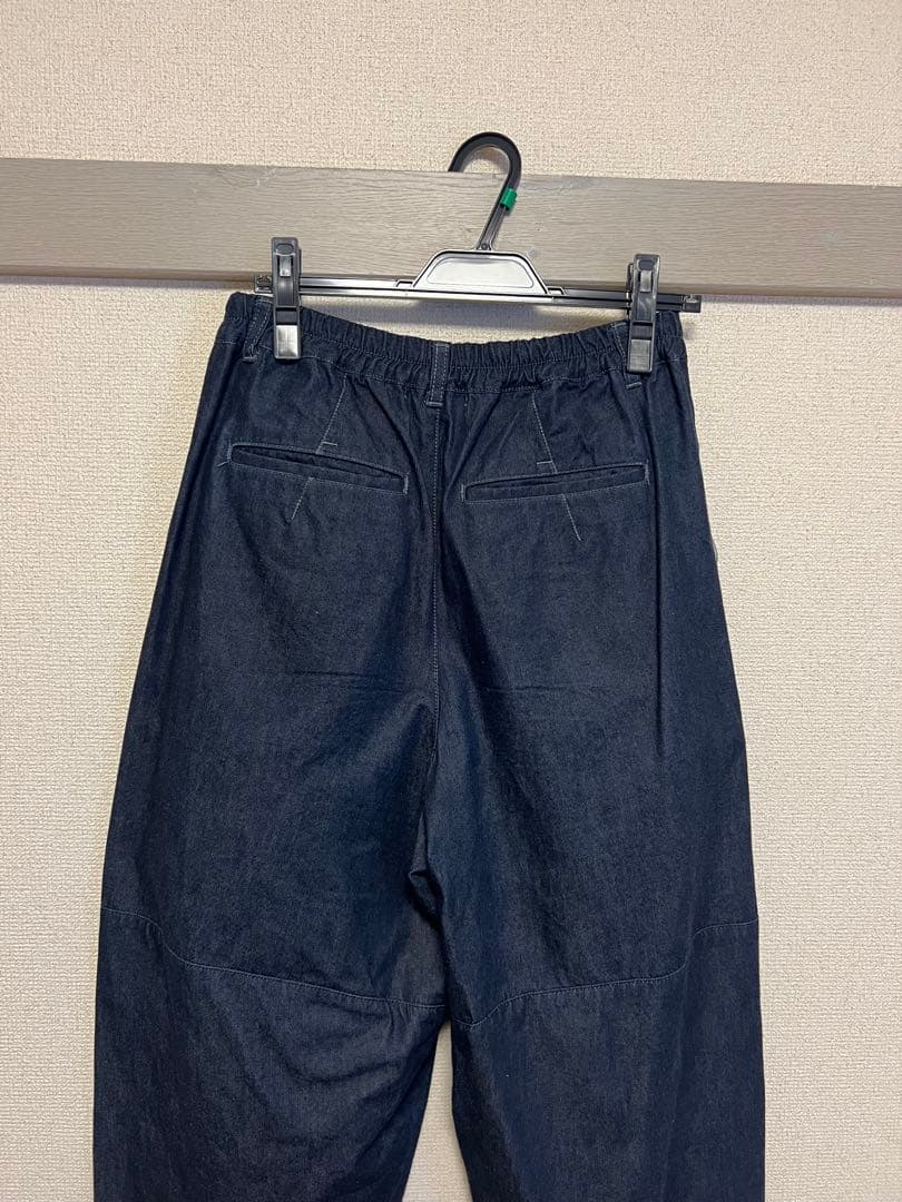 ZUCCa ダークデニム ワイドパンツ　定番デニムパンツ　Mサイズ
