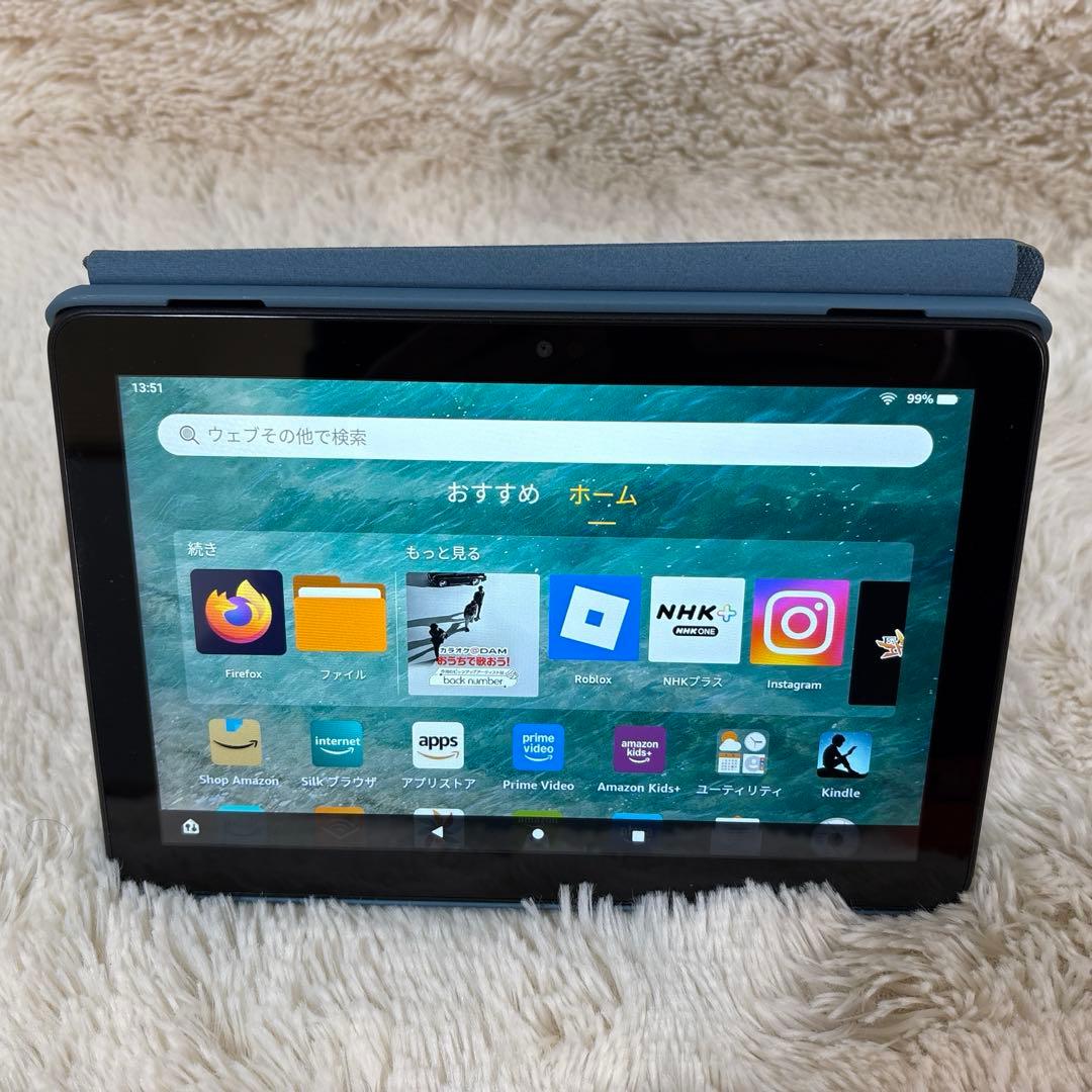 良品Amazon Fire HD 8 32G（第10世代K72LL4）カバー付き