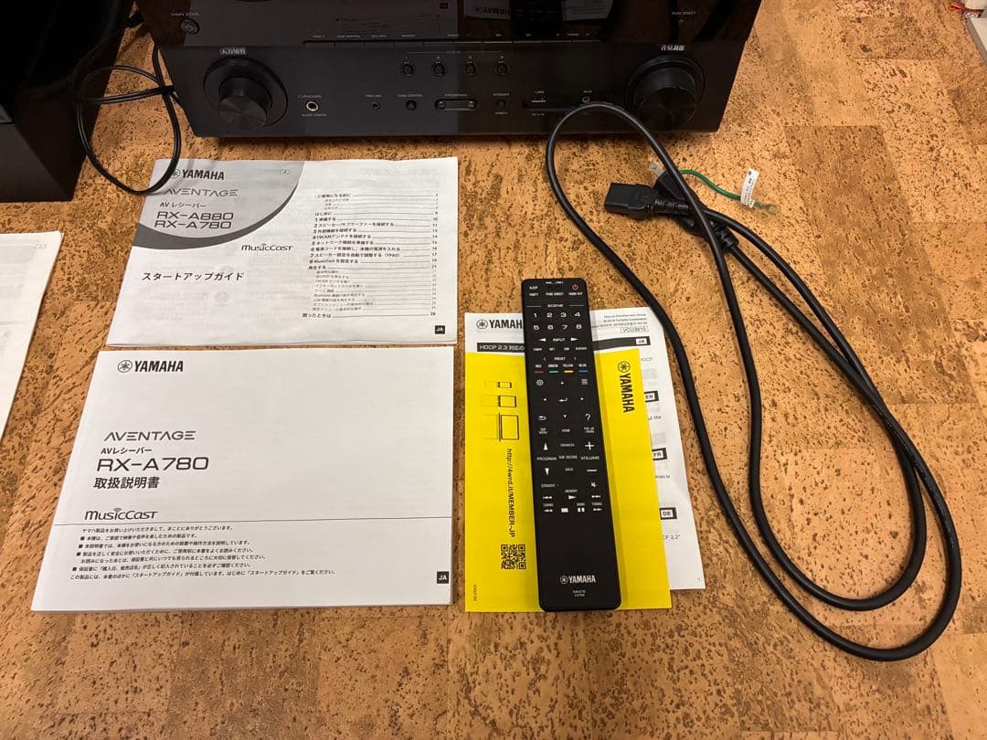 YAMAHA ヤマハ RX-A780 AVアンプ レシーバー ブラック