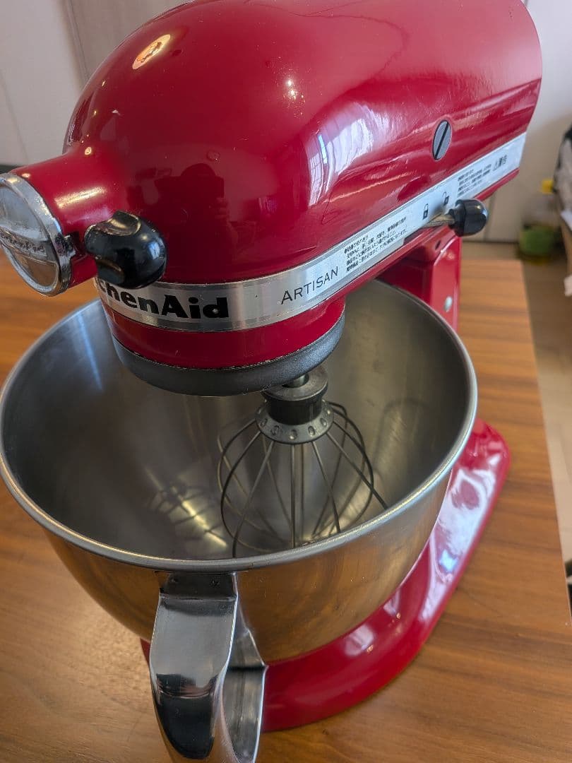 ★送料込みKitchenAidArtisanキッチンエイドスタンドミキサーレッド