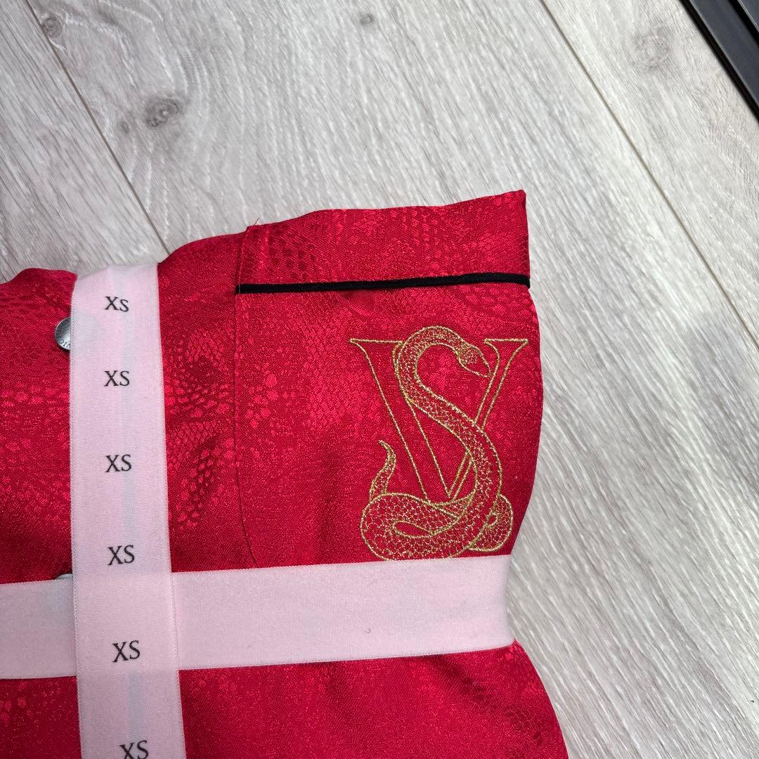 新品！Victoria's Secret サテンロングパジャマセット XS