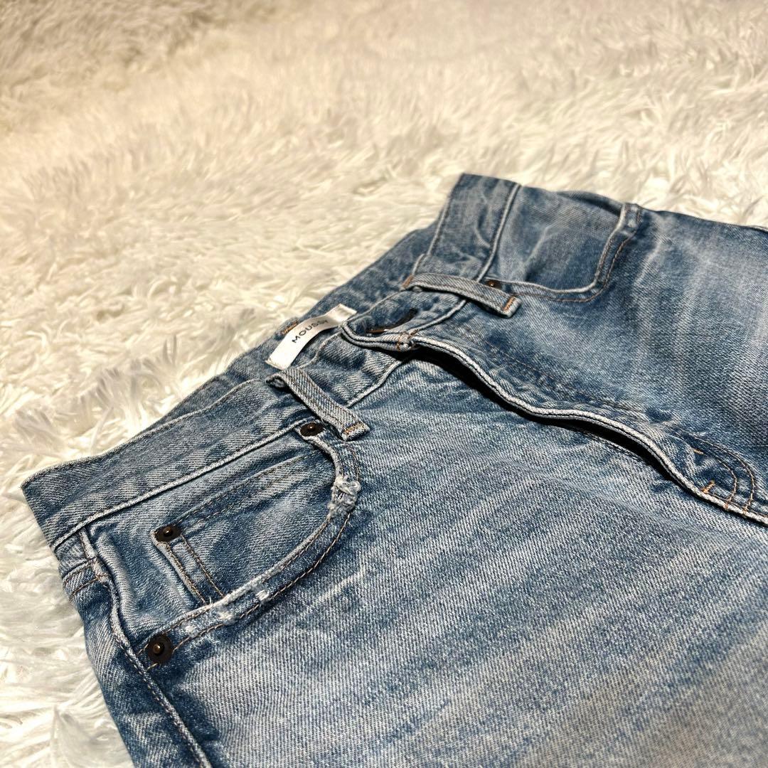 MOUSSY マウジー MVS FLARE フレア ストレッチブーツカットデニム