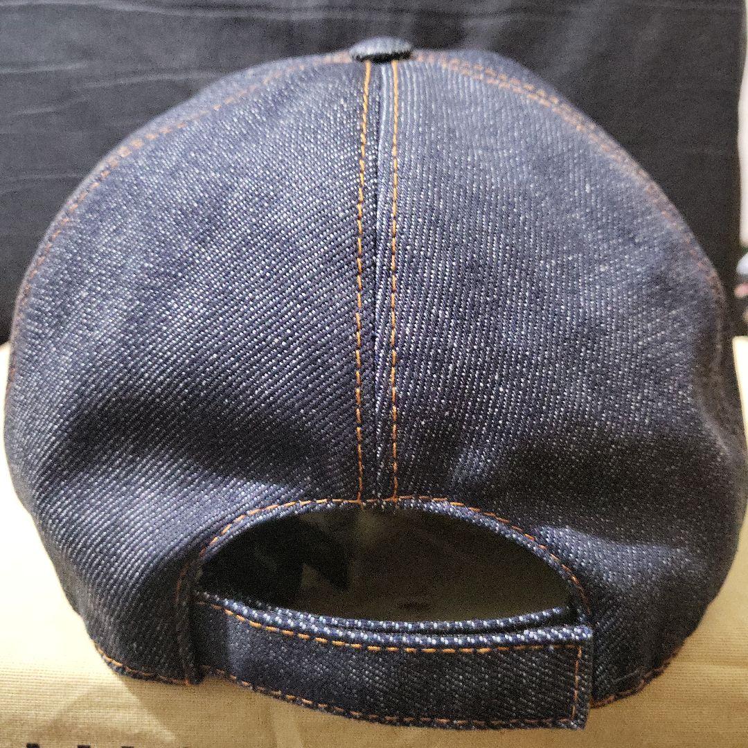 PRADA デニム キャップ 帽子 XXL 希少 美品