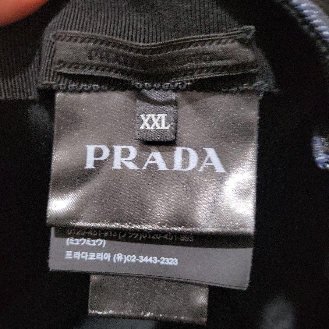 PRADA デニム キャップ 帽子 XXL 希少 美品
