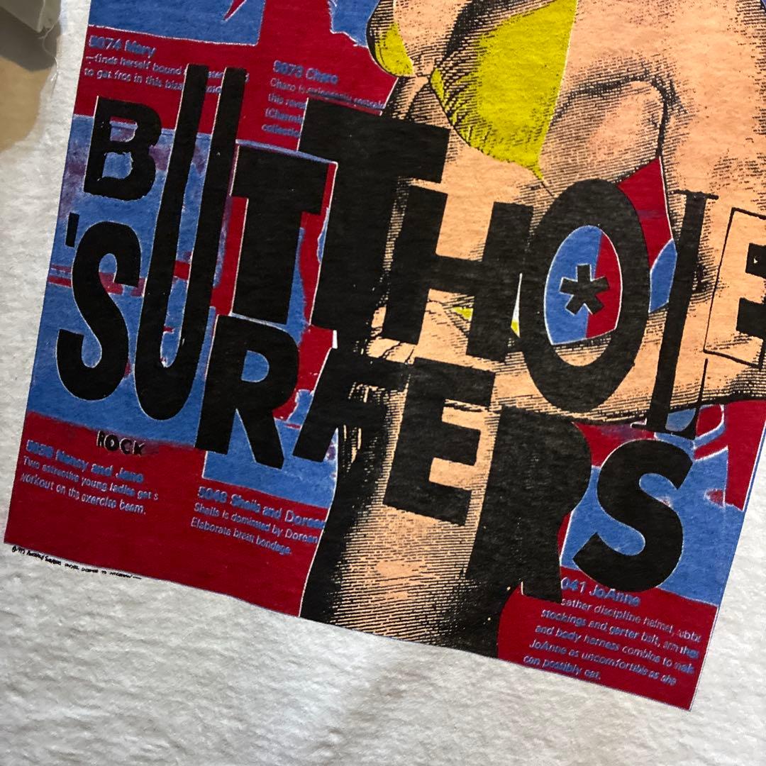 USA製 シングルステッチ 90s希少★バットホールサーファーズ Tシャツ XL