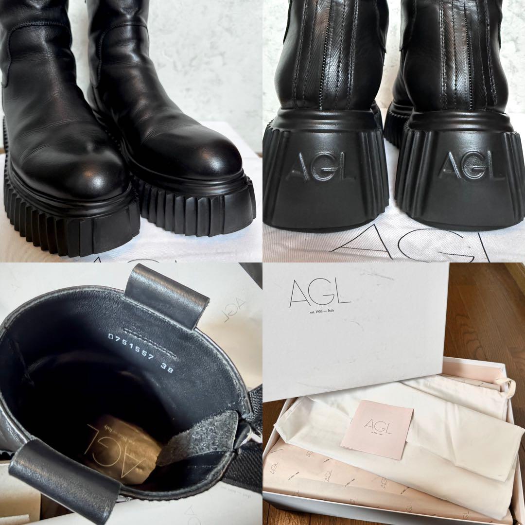 AGL SNEAKER BOOTS MILA MIDI ブーツ サイズ38