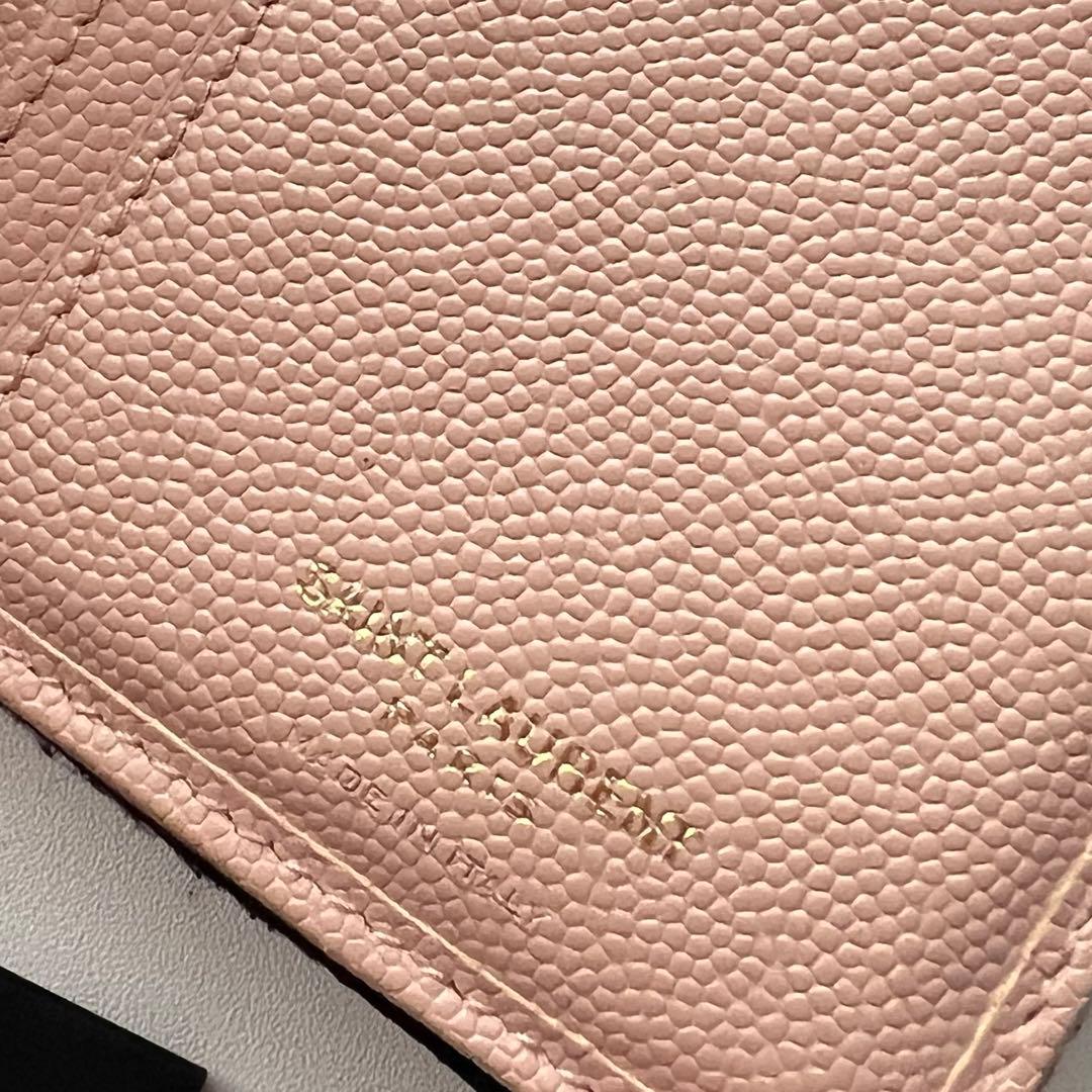 238 極上美品 SAINTLAURENT イヴサンローラン 2つ折り財布