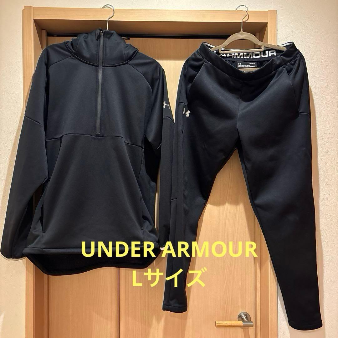 UNDER ARMOUR Undeniable ジャージ上下セット　Lサイズ黒