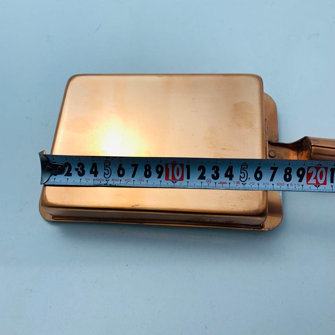 丸新銅器 銅製卵焼き器 12cm 関西型