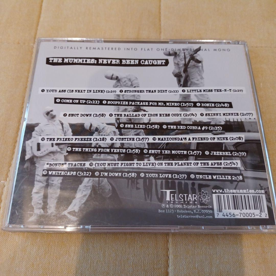 THE MUMMIES : NEVER BEEN CAUGHT CD マミーズ