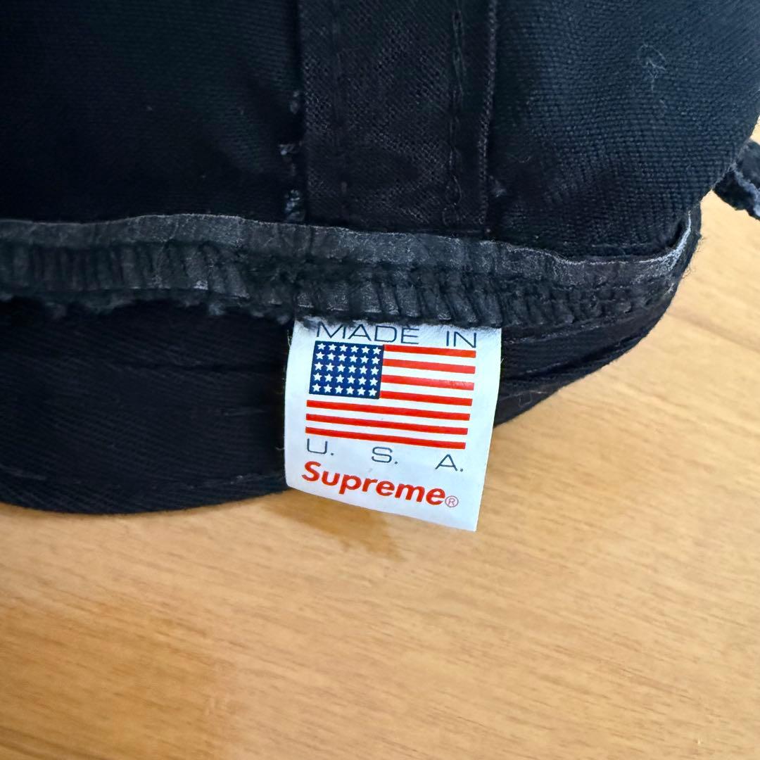 帽子 Supreme Side Pocket Script Logo 6-Panel