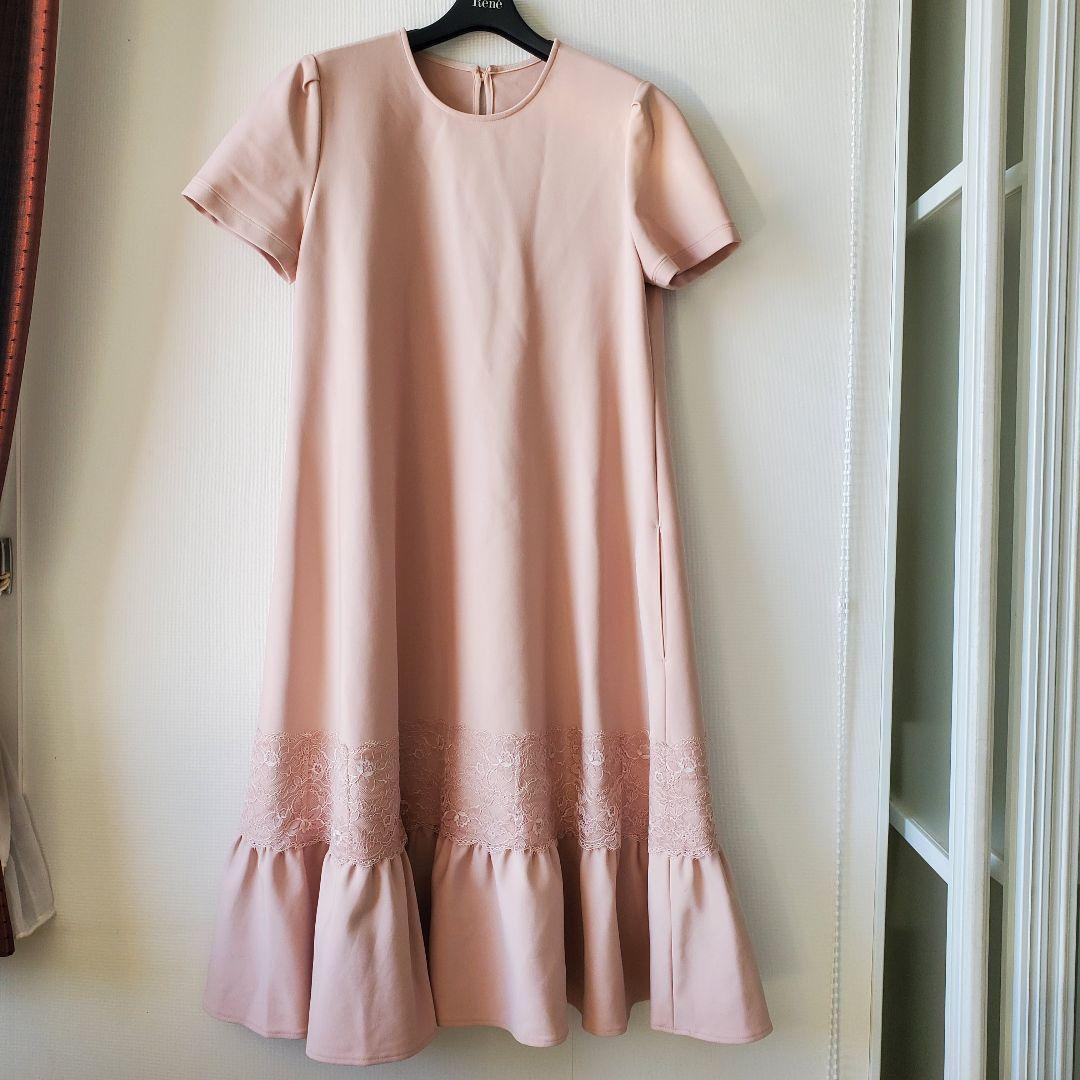 ルネ　Rela-Tech Dress ワンピース　ピンク　36