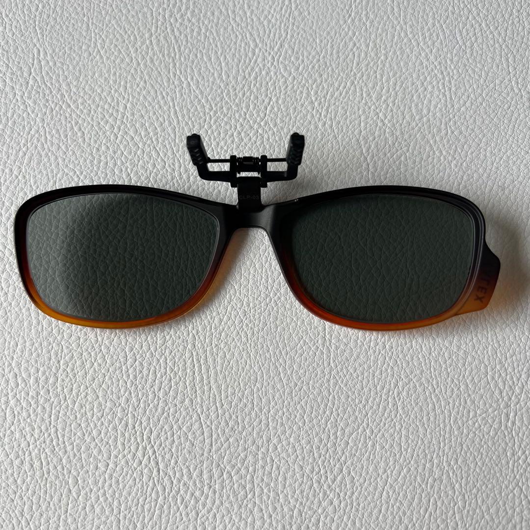 【杣】希少美品】TALEX クリップオンサングラス CLP-03