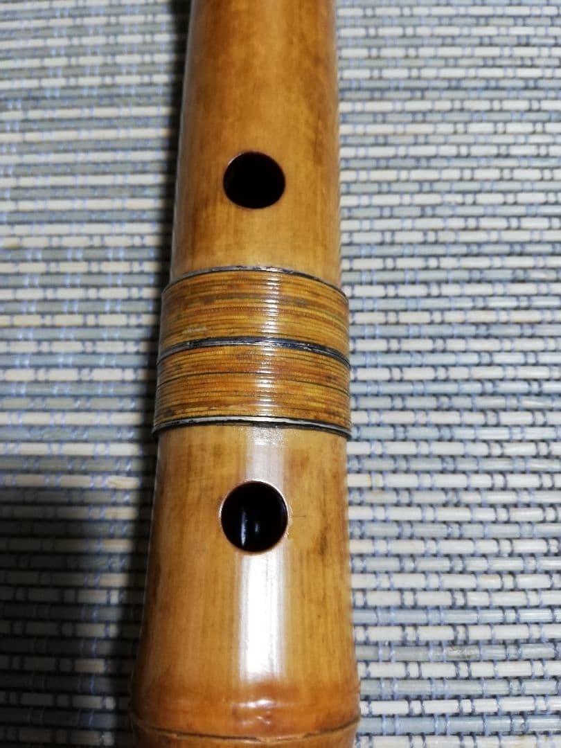 竹製 5穴 尺八　琴古流３印