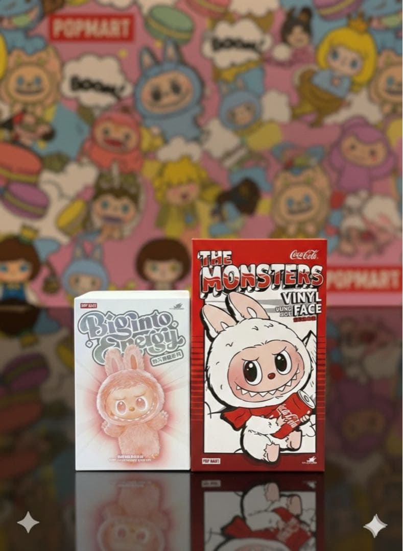 新品未開封　ポップマート ラブブ 2点セット エナジー & コカコーラ