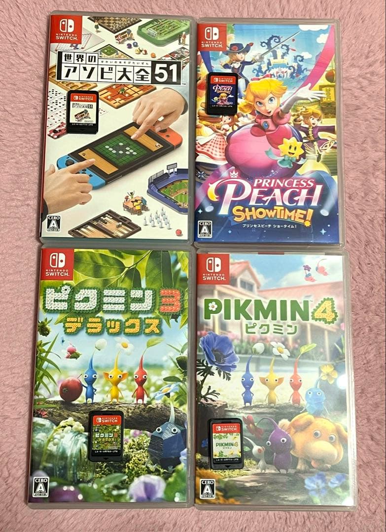 【匿名配送】Nintendo Switch 任天堂ソフト 4本セット