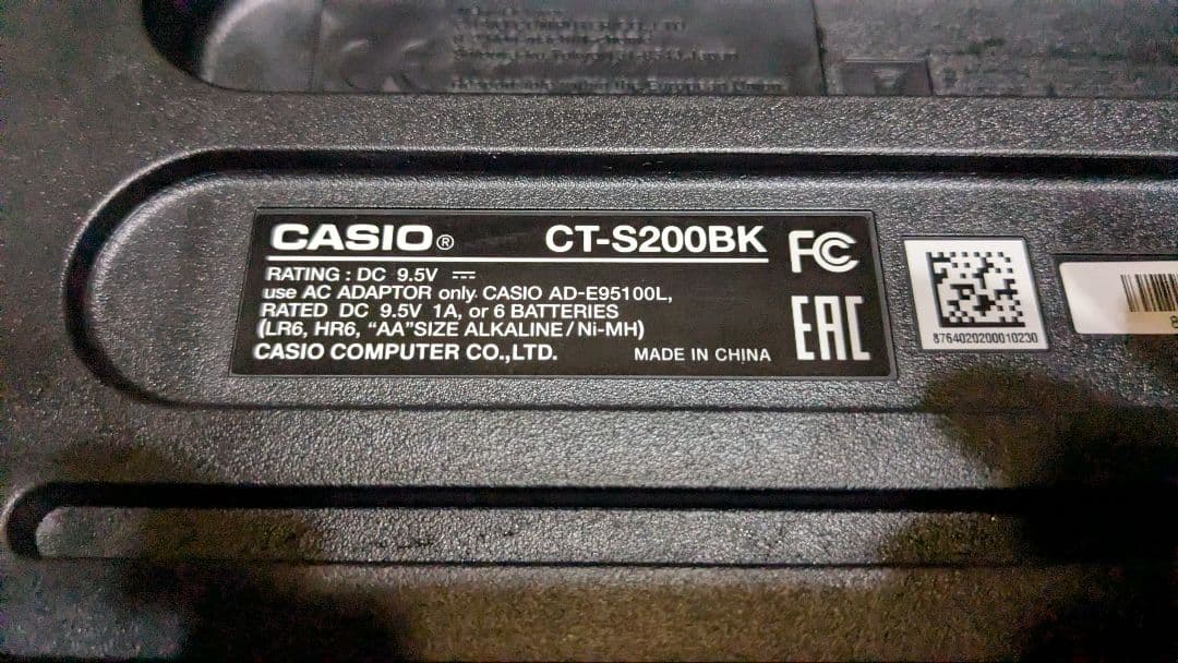 CASIO CT-S200 電子キーボード
