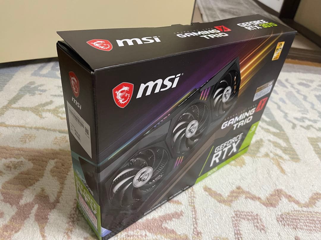 MSI GeForce RTX 3070 グラフィックボード 8GB