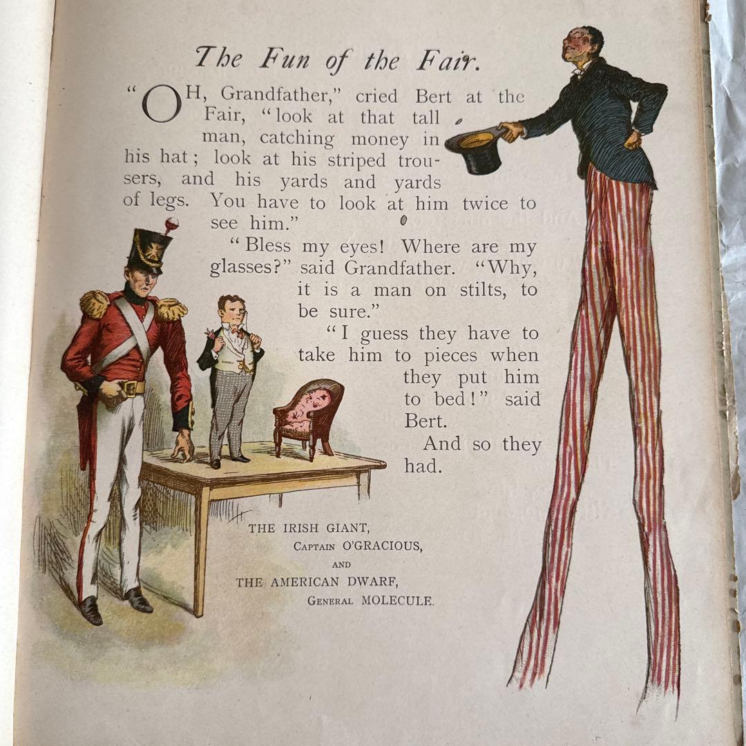 稀少1890年アンティーク絵本ヴィクトリアン洋書イギリス古書ジャンクジャーナル