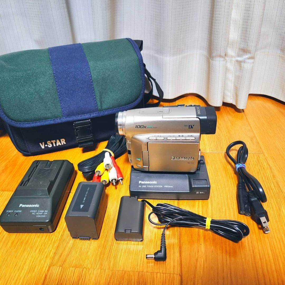 【動作確認済】高画質 Panasonic MiniDV ビデオカメラ セット