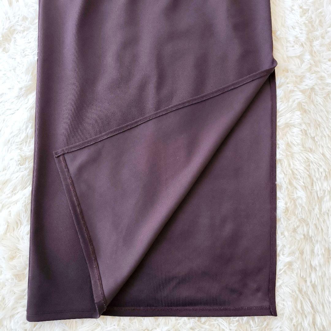 Whim Gazette 25SS カットジョーゼットスリットスカート