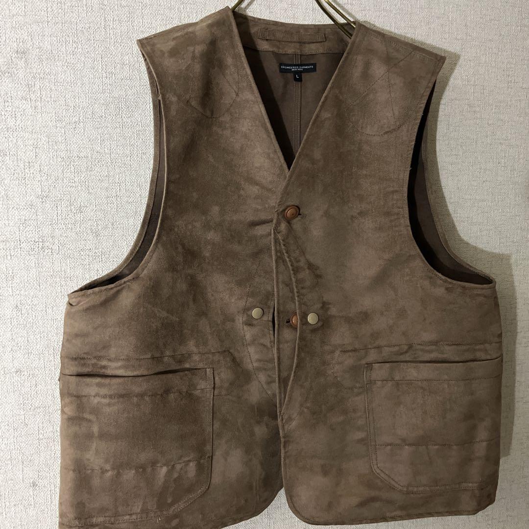 Engineered Garments Upland Vest ブラウン