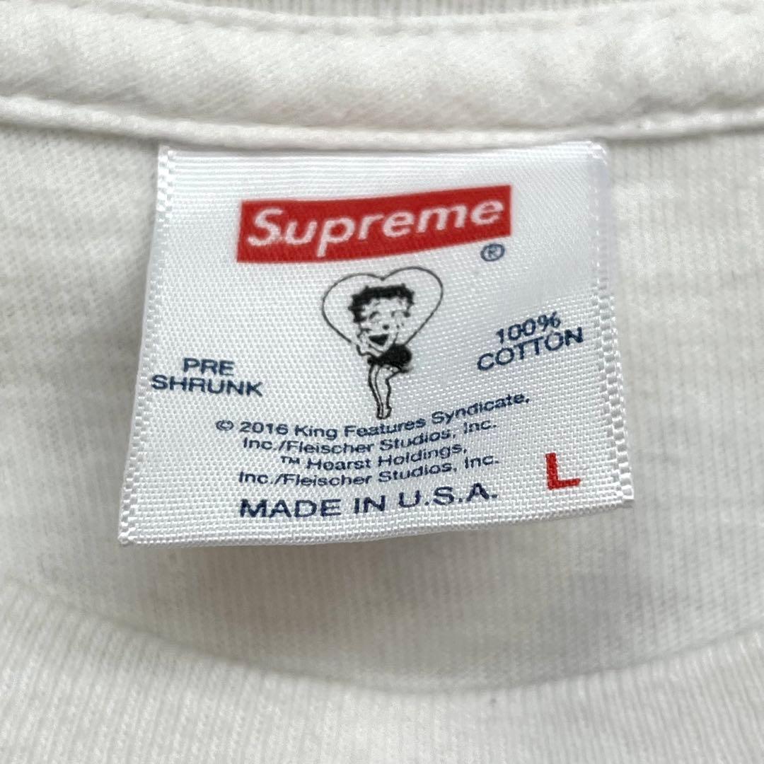 大人気! 16SS Supreme betty boop シュプリーム Tシャツ