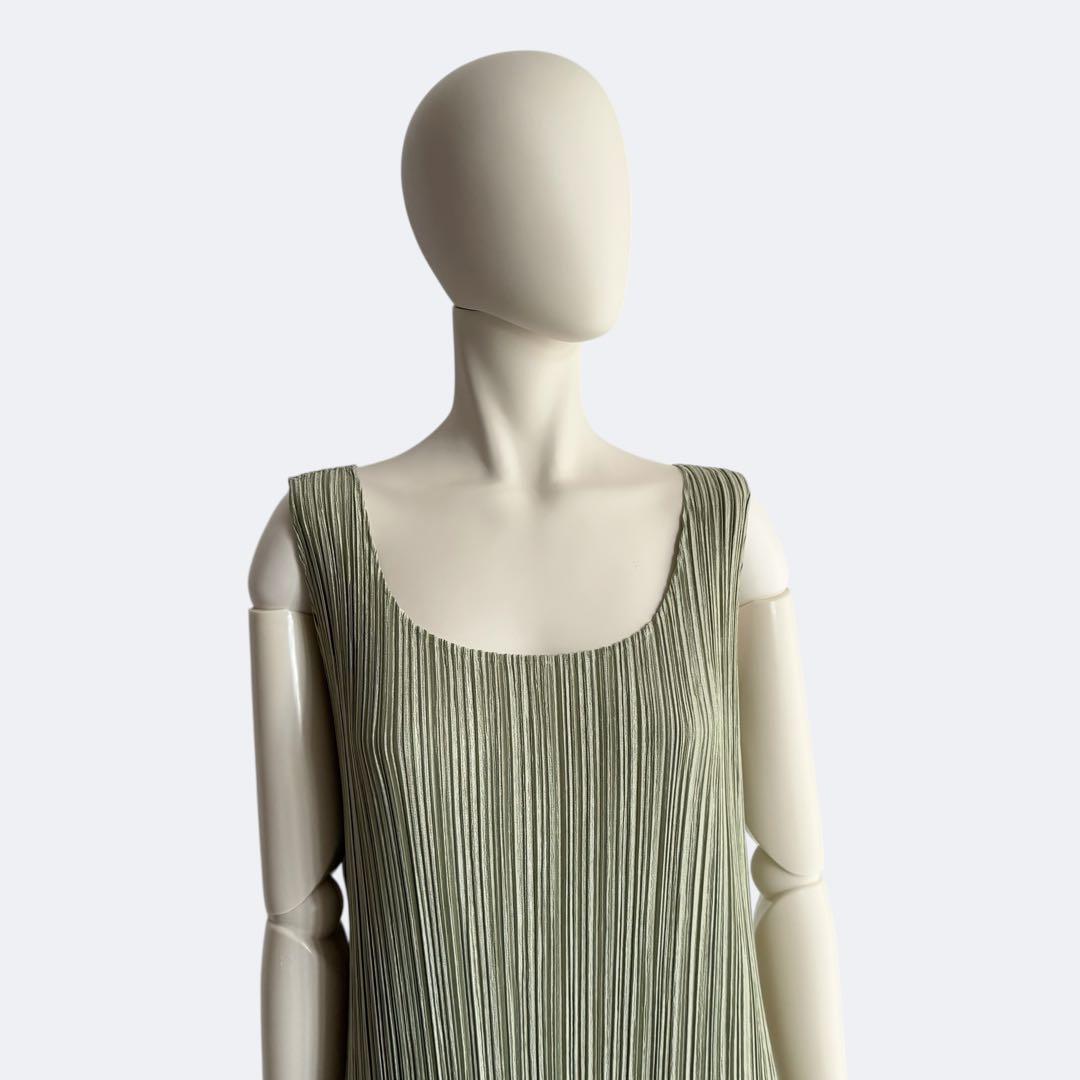 PLEATS PLEASE プリーツプリーズ プリーツワンピース グリーン