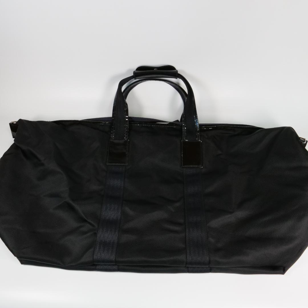極美品✨GUCCI グッチ ボストンバッグ 2way ナイロン ブラック 大容量