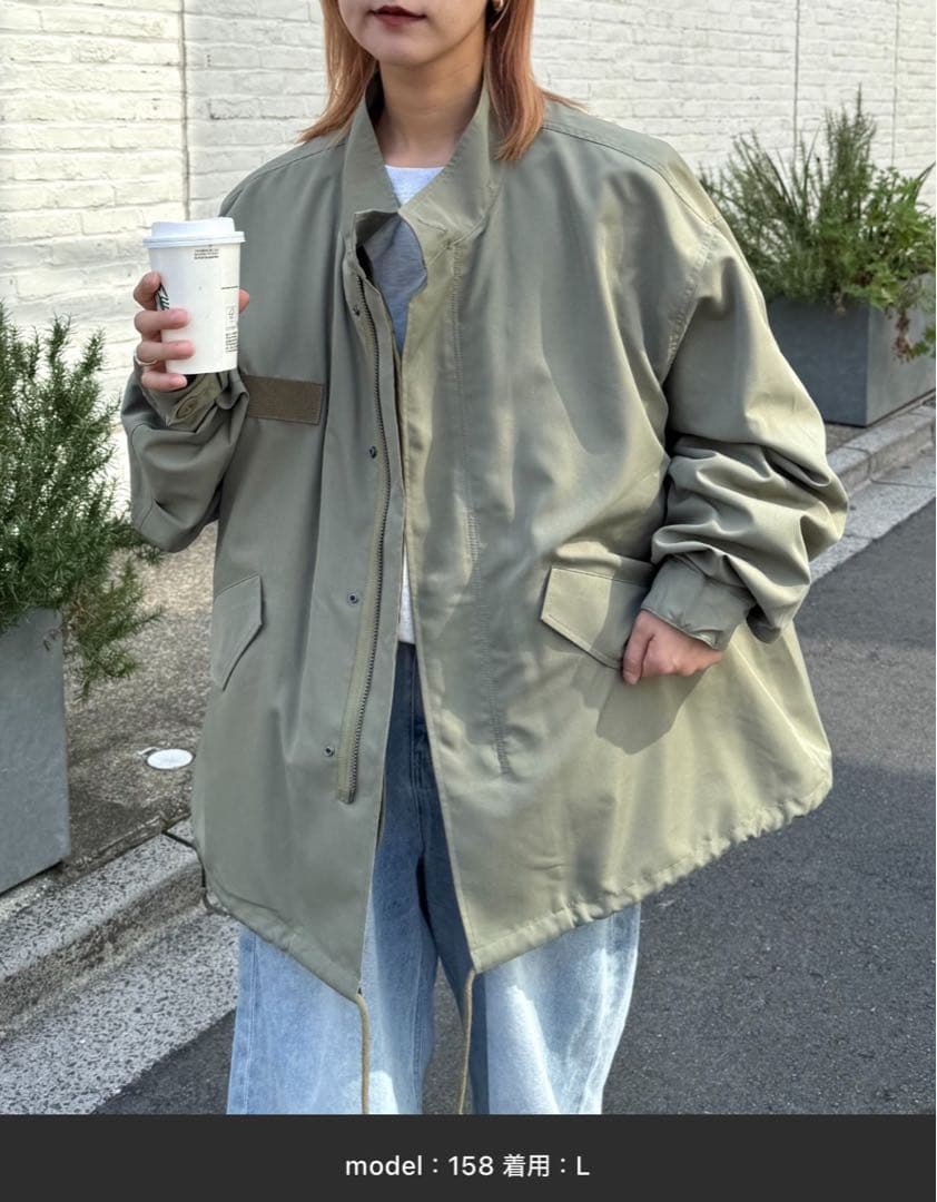【ユニセックス】マルチウェイライトM-65モッズコート　Lサイズ