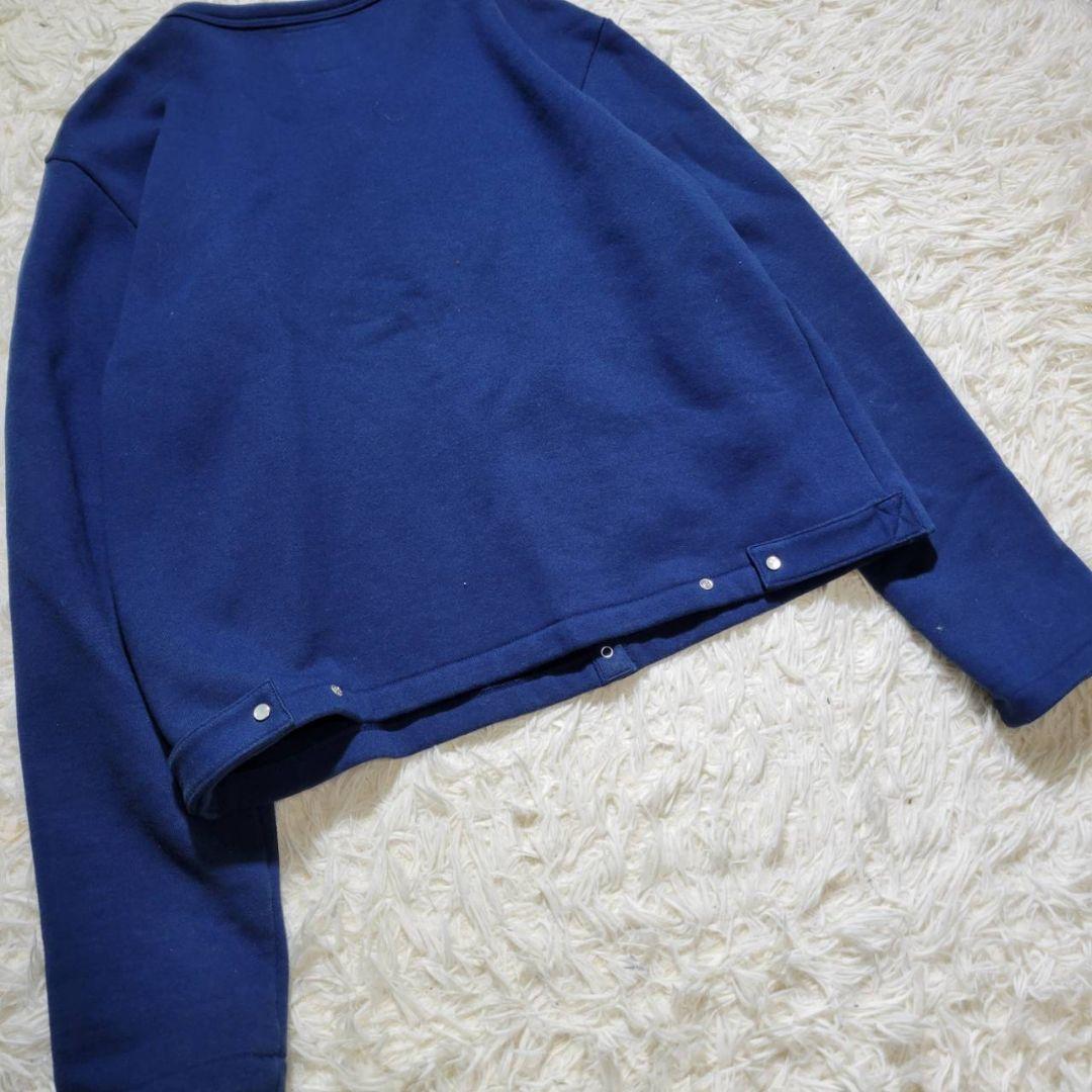 【美品】 アニエスべー　カーディガン　プレッション 裏起毛 T3 ブルー
