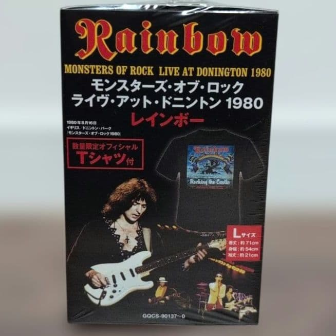 新品レインボー Monsters of Rock Live 1980Tシャツ付き