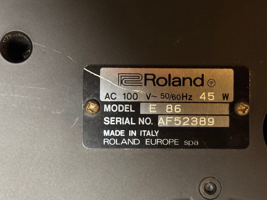 Roland E-86 インテリジェントシンセサイザー