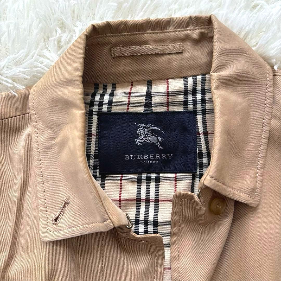 【ポン太様　BURBERRY LONDON】ノバチェック　コート　ベルト付き