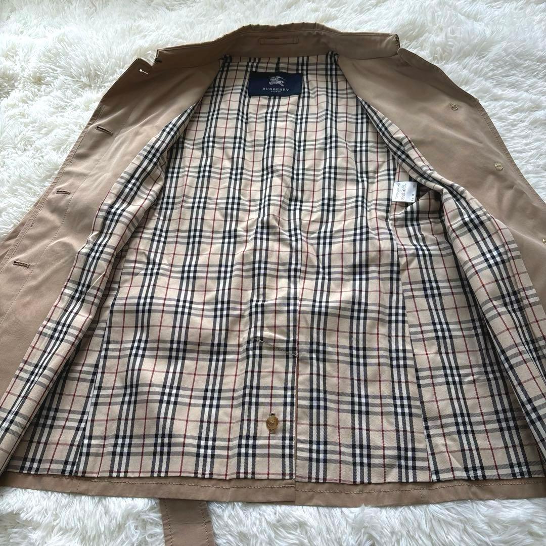 【ポン太様　BURBERRY LONDON】ノバチェック　コート　ベルト付き