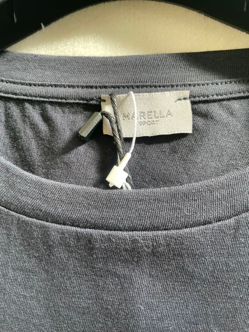 MaxMara MARELLA マレーラ ☆[新品]半袖Tシャツネイビー レース