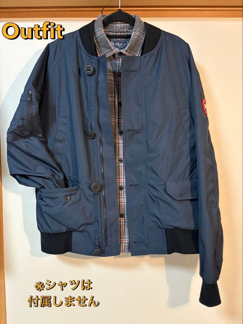 【CANDA 】Faber Bomber Jacket✳︎ネイビー✳︎M