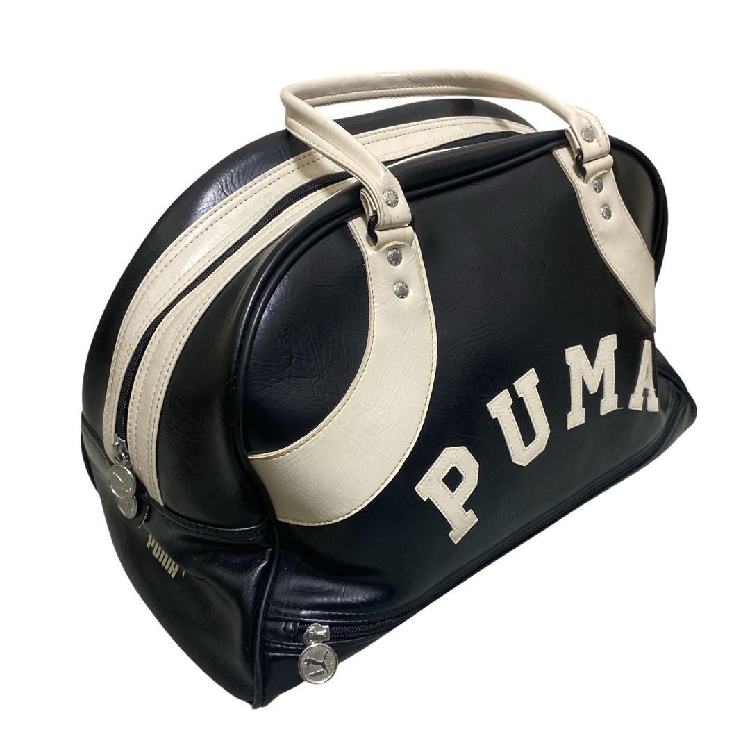90s プーマ PUMA ボストンバック エナメル レトロ オールドプーマ