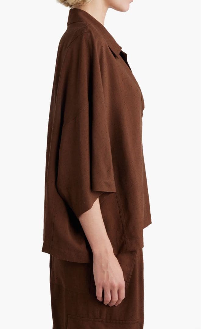 トップス < Dries Van Noten >Oversize Slubbed Polo