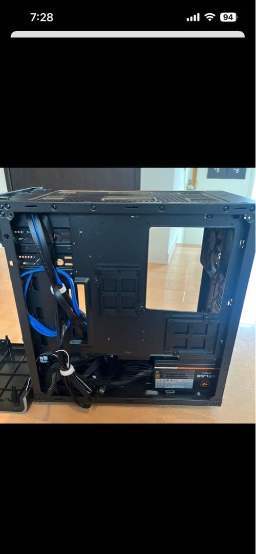 ガレリアPC ケース ケースファン・電源・CPUファン付き