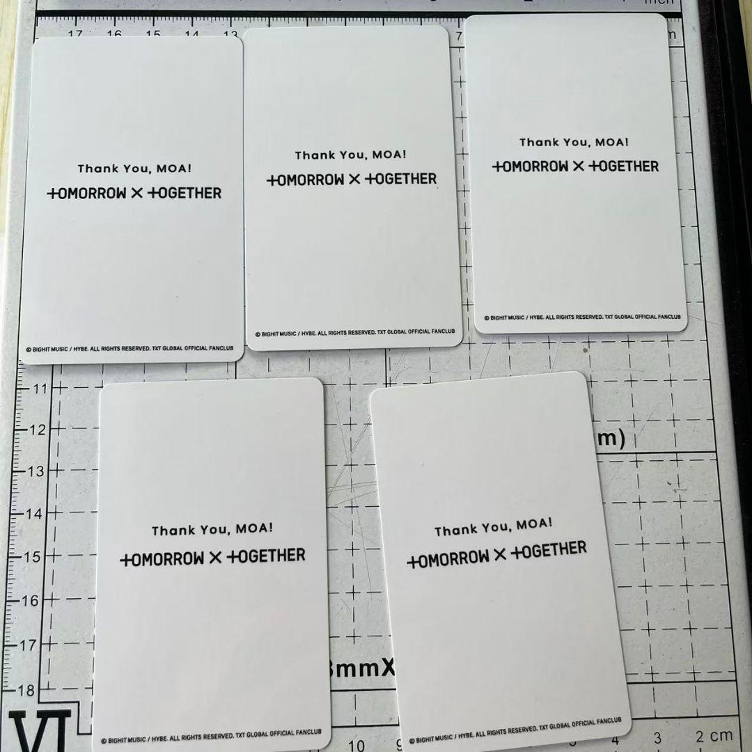 TXT 2021 アンケート JPFC 当選 トレカ 5枚