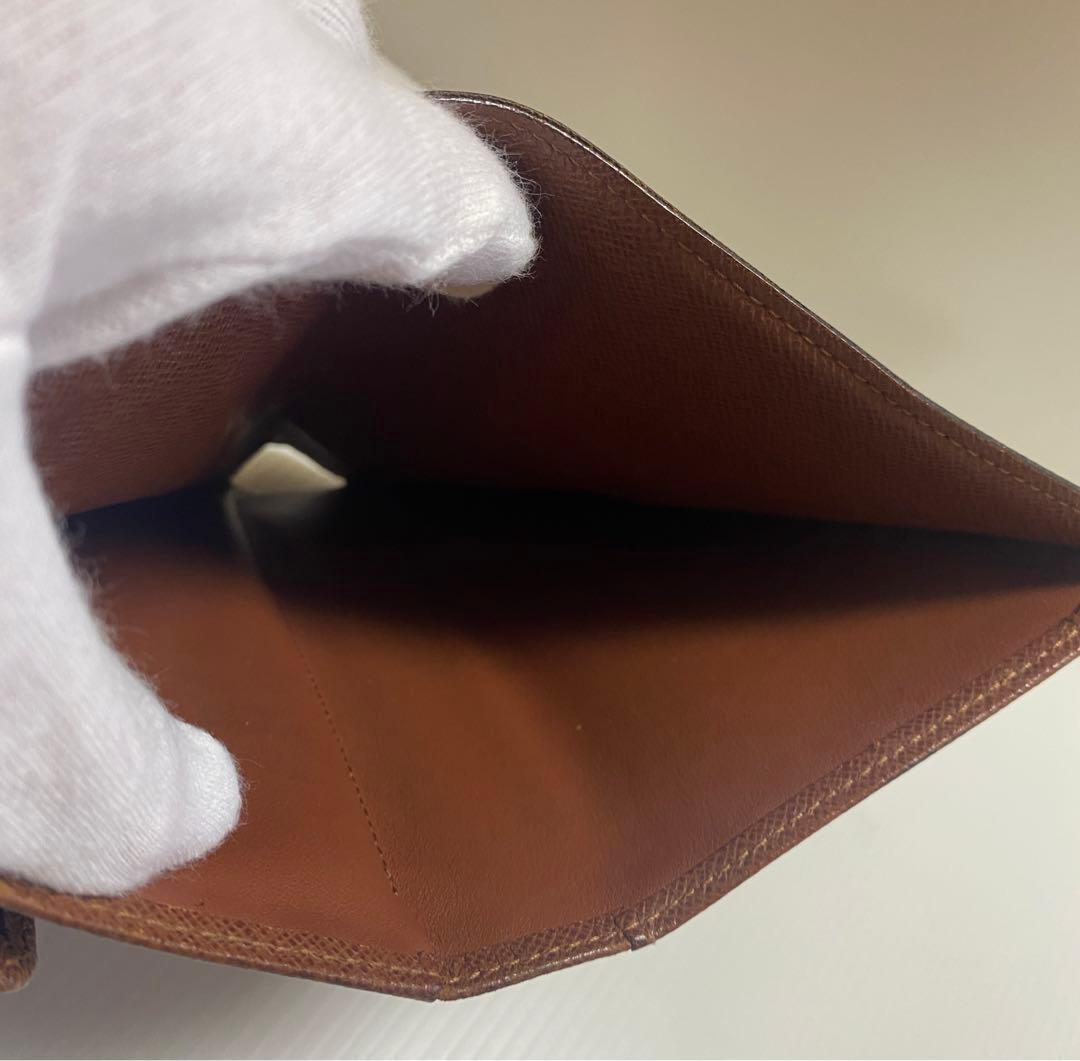 ルイヴィトン モノグラム ポルトトレゾール エテュイパピエ 三つ折り財布