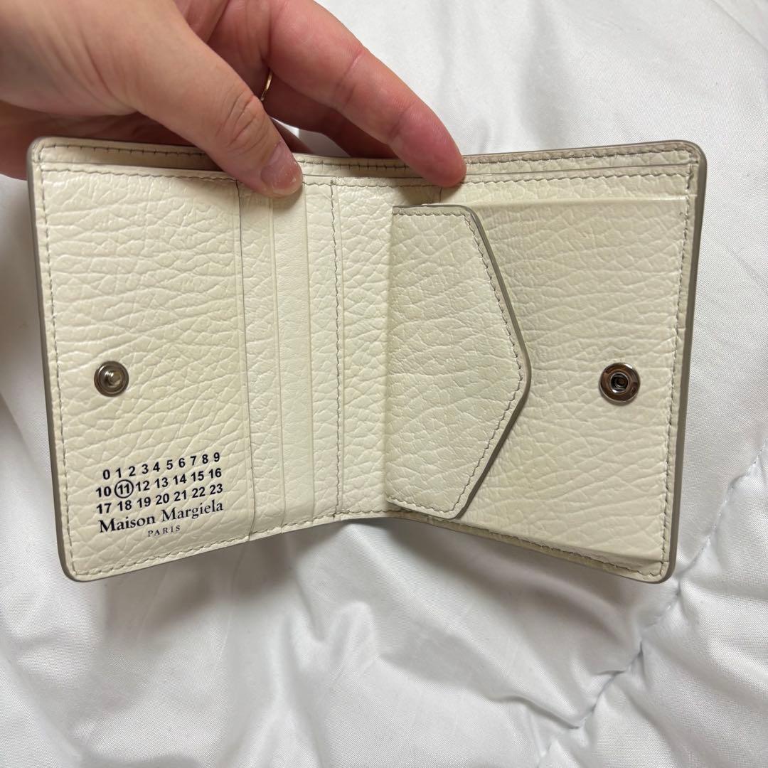 Maison Margiela 二つ折り財布 ホワイト　白　マルジェラ