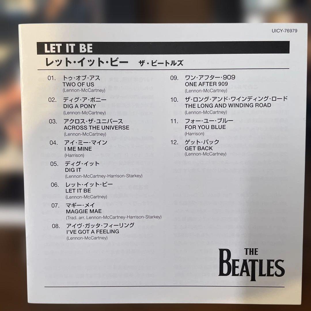 AOR紙ジャケットCD ザ・ビートルズ LET IT BE