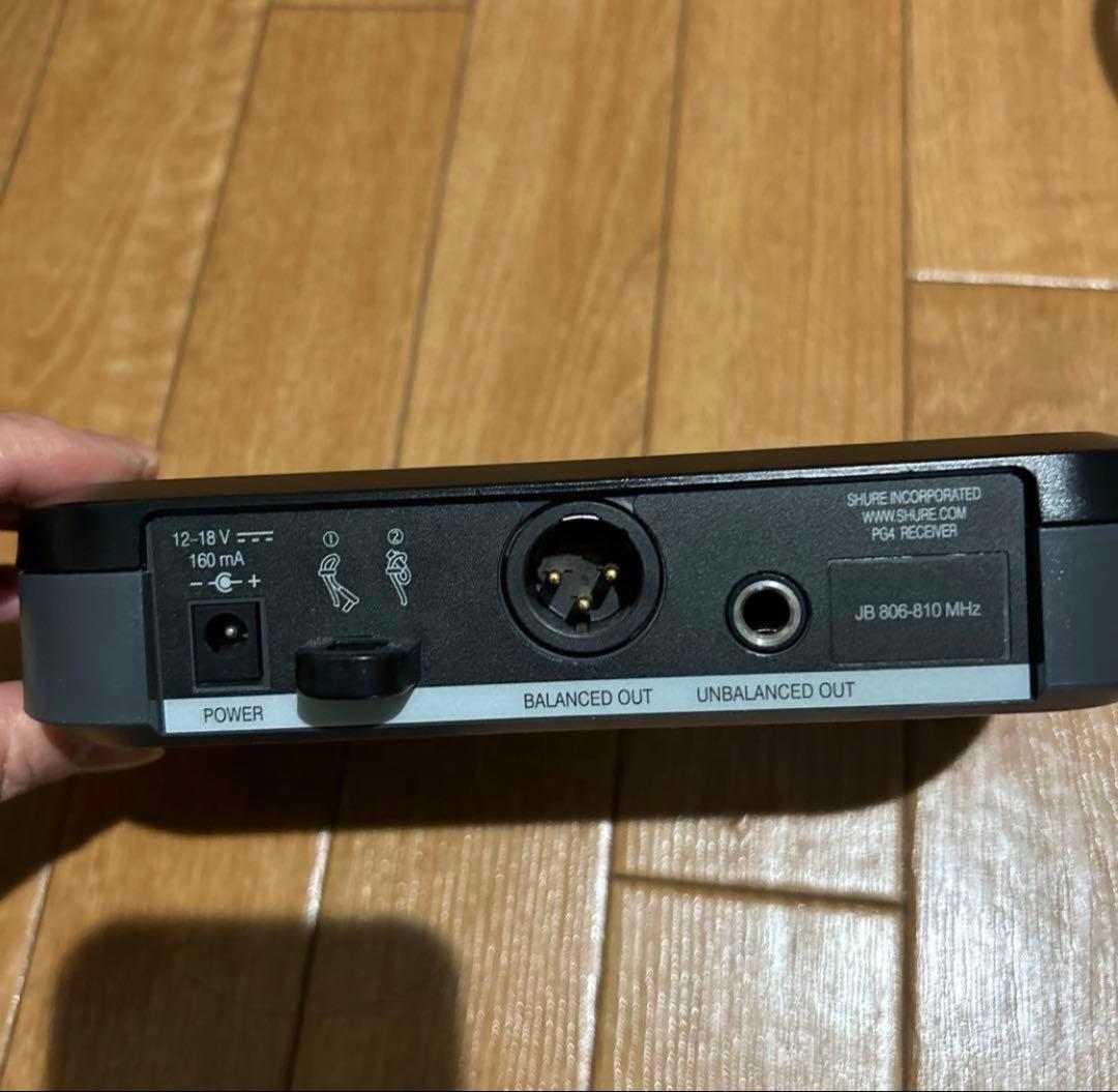 SHURE PG4 アンテナ内蔵 ワイヤレスレシーバー 本体 受信【最終価格‼️】